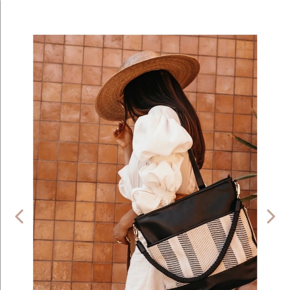 ISO Beis’ backpack tote in natural - Picture 2 of 2